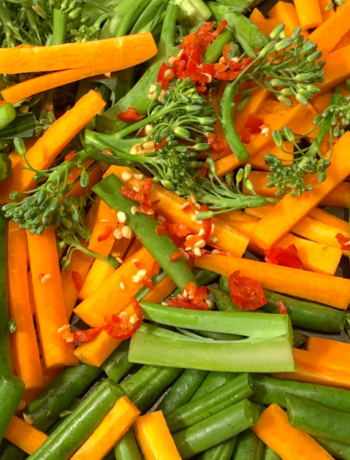 Flash Fried Vegetables