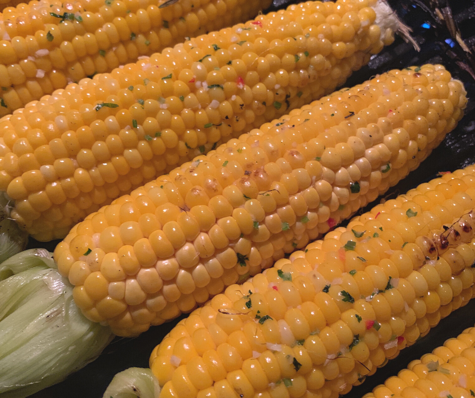 Corn on the cob on the char-grill