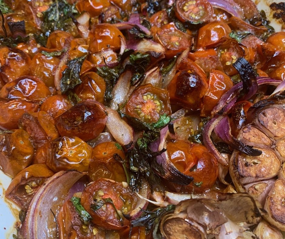 Roasted Cherry Tomato - ready for dressing