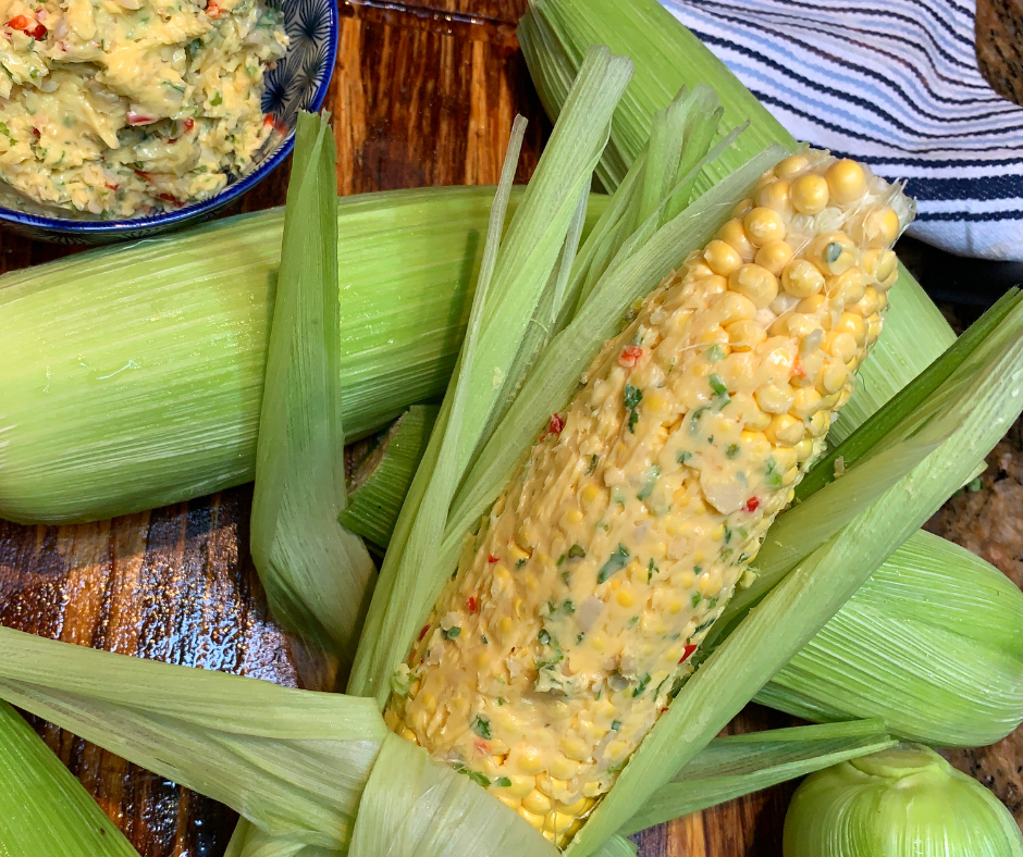 Char-grill corn on the cob ingredients