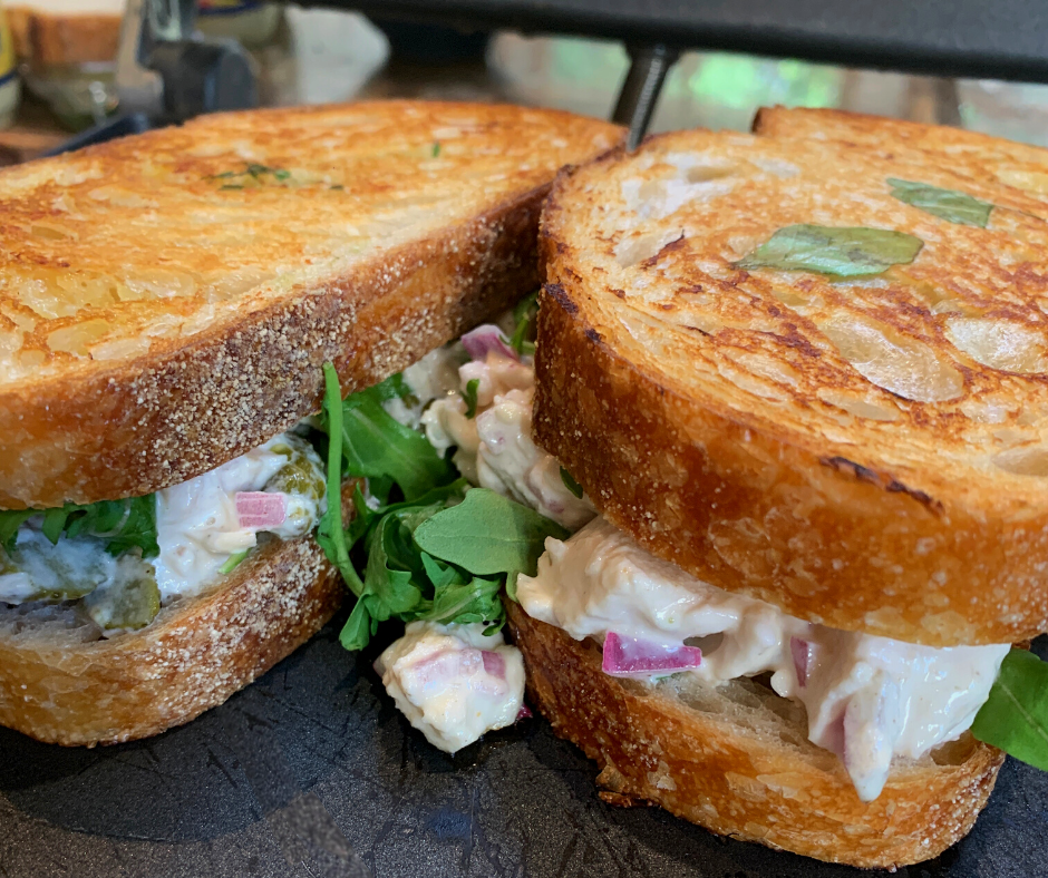 Golden Chunky Chicken Mayo Toastie