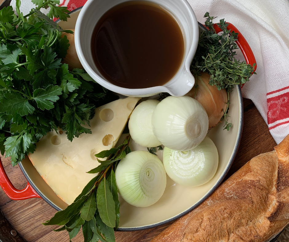 Classic French Soup Ingredients