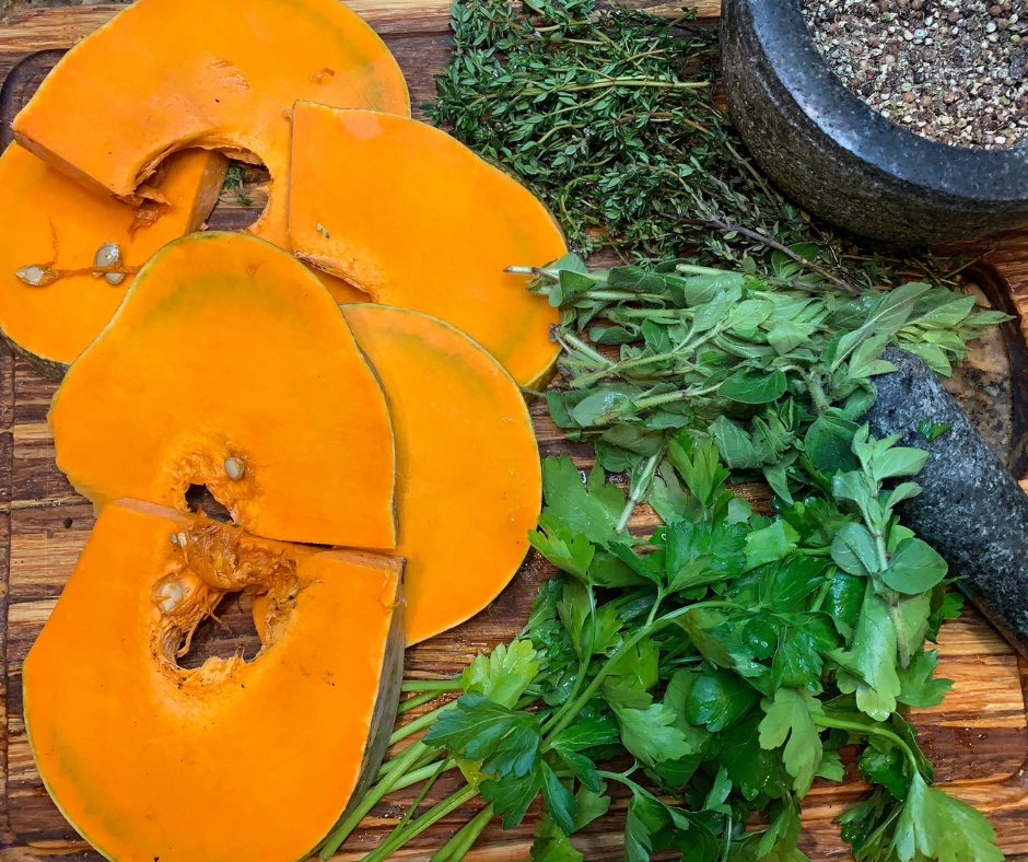 Roast Pumpkin Ingredients