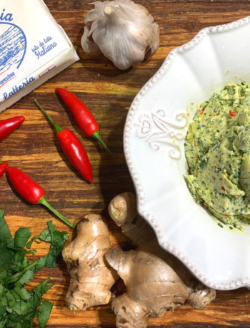 Best Aromatic Butter with Coriander Chilli and Garlic