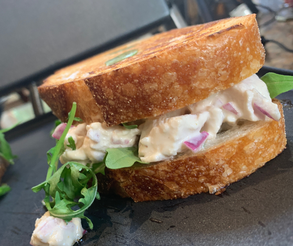 Chicken Toastie Oozing Goodness