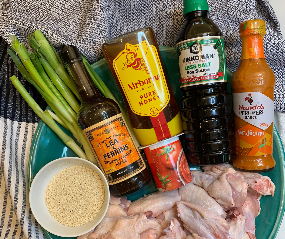 Sticky Chicken Wings ingredients