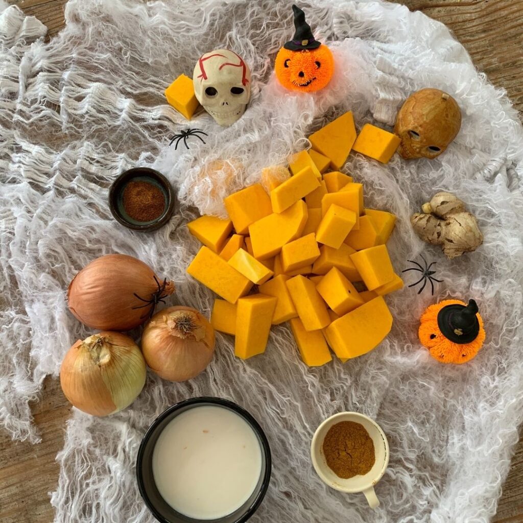 Spicy Butternut Pumpkin Soup Ingredients