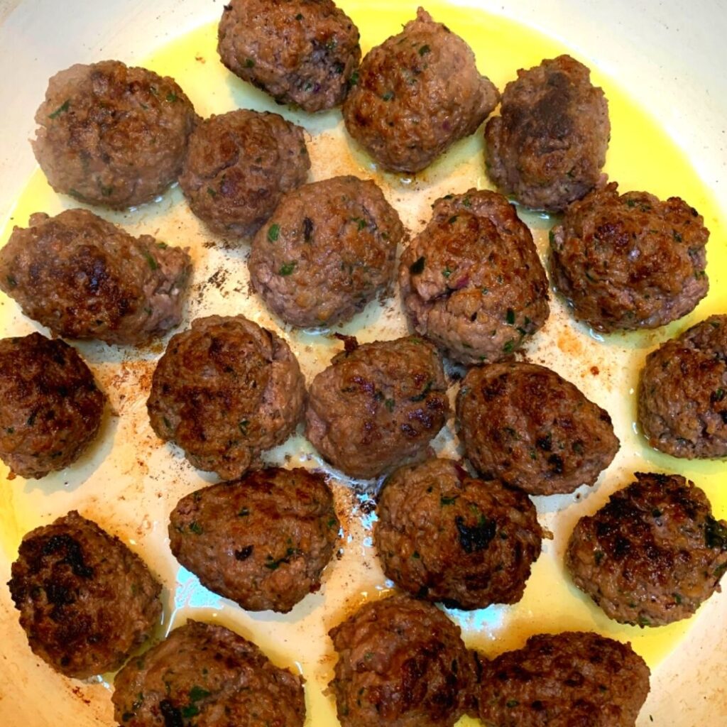 Cooked Meatballs