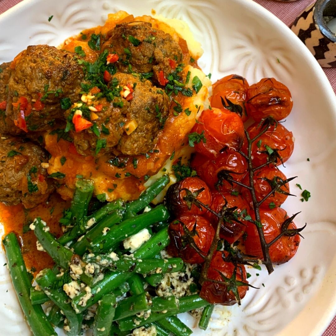 Rustic Meatballs with Sweet Paprika