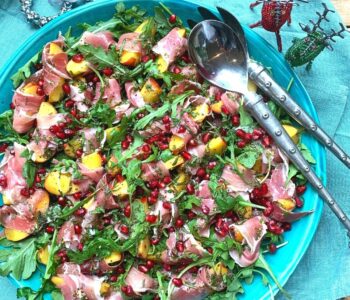 A Summery Salad of Nectarines & Prosciutto