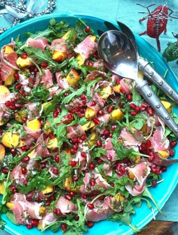 A Summery Salad of Nectarines & Prosciutto